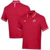 UNDER ARMOUR UNDER ARMOUR RED UTAH UTES T2 TIPPED PERFORMANCE POLO