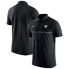 NIKE NIKE BLACK VANDERBILT COMMODORES COACHES PERFORMANCE POLO