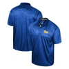 Colosseum Men's  Royal Pitt Panthers Honeycomb Raglan Polo Shirt In Royal