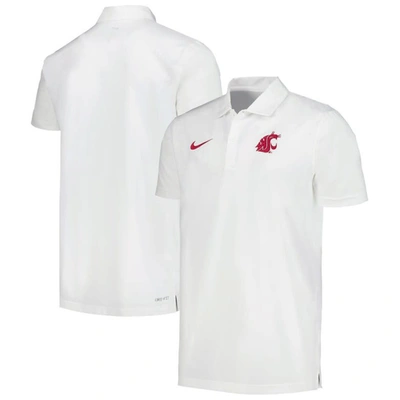 Nike White Washington State Cougars Sideline Polo