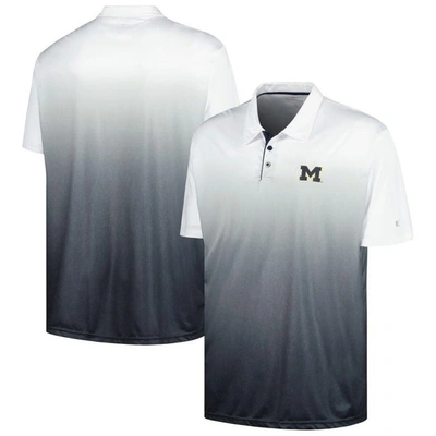 Colosseum Men's  Charcoal Michigan Wolverines Magic Polo Shirt