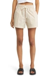 FRAME STRIPE DRAWSTRING LOUNGE SHORTS