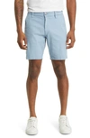 Mavi Jeans Noah Stretch Twill Flat Front Shorts In Mountain Spring Luxe Twill