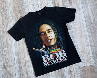 Pre-owned Bob Marley X Vintage Bob Marley Vintage T Shirt In Black