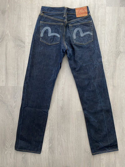 Pre-owned Evisu X Vintage Evisu Jeans Vintage Navy Denim Blue Seagulls Selvedge
