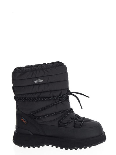 Suicoke Black Bower-evab-hi-lace Boots