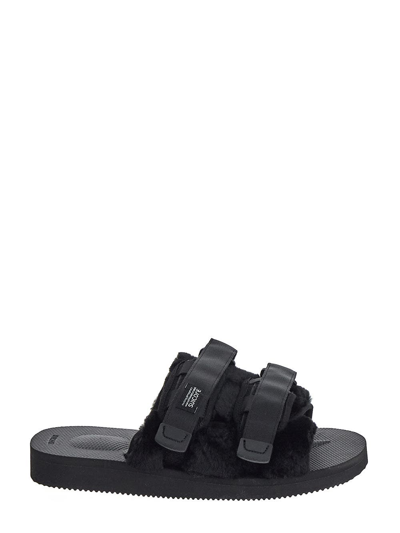 Suicoke Black Moto-vpo Sandals