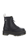 Dr. Martens Nappa Leder Jetta Plateau Stiefel Schuhe In Black