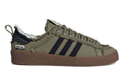 Pre-owned Adidas Originals Adidas Campus 80s Song For The Mute Olive In Focus Olive/core Black/acid Yellow