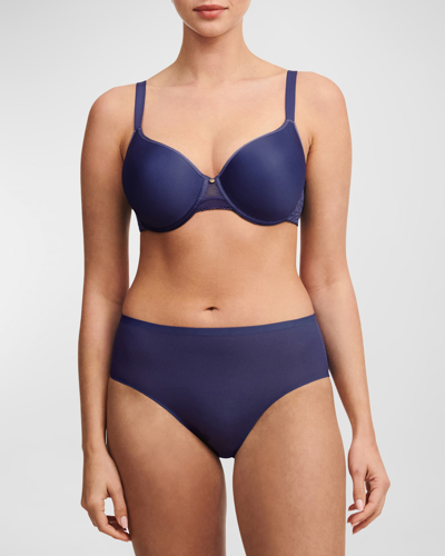 Chantelle C Jolie Memory Foam T-shirt Bra In Blue Danube