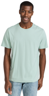 VINCE PIMA CREW NECK TEE SEAFOAM GREEN