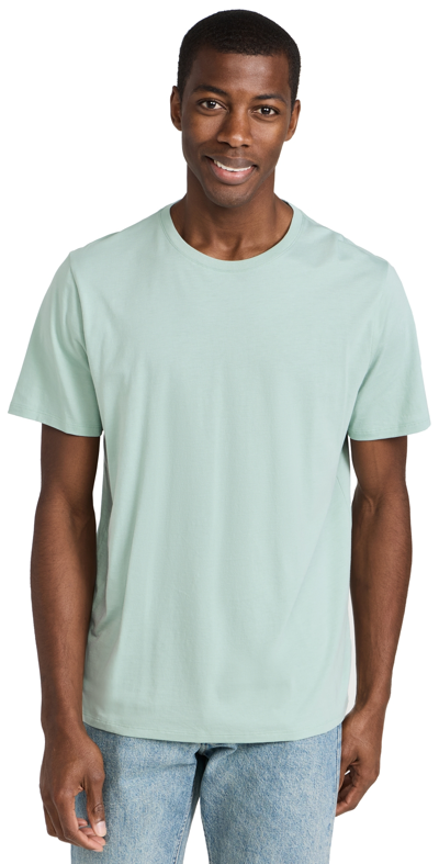 Vince Pima Crew Neck Tee Seafoam Green S