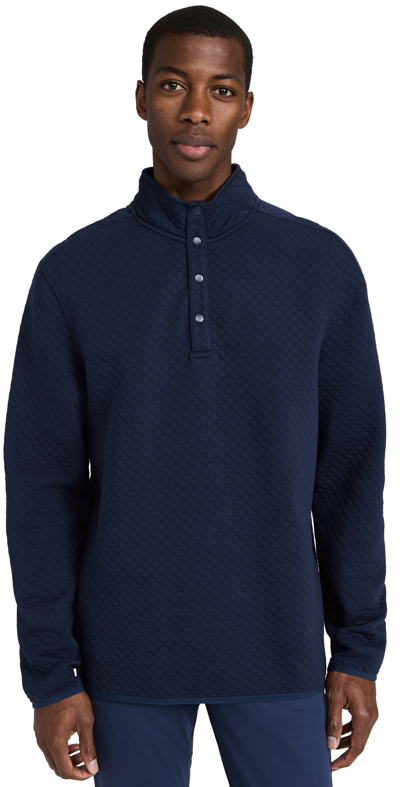 Rhone Gramercy Pullover Jumper In Navy