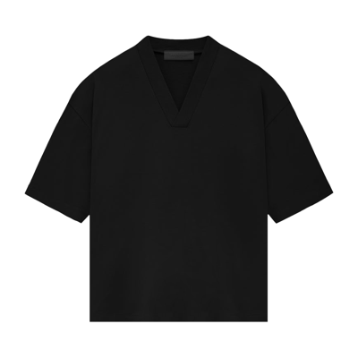 Pre-owned Essentials Fear Of God  V-neck 'jet Black'