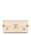 BALMAIN LEATHER B-BUZZ 23 CLUTCH BAG