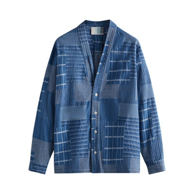 Pre-owned Kith Japanese Indigo Sullivan Shirt Gi 'indigo' In Blue