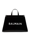 BALMAIN PATENT LEATHER OLIVIER'S TOTE BAG