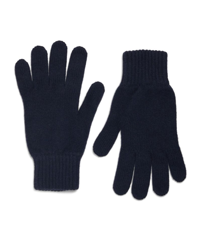 Harrods Cashmere Gloves In Grey