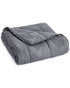Prima Comfort Microfiber Weighted Blanket 12lb In Charcoal