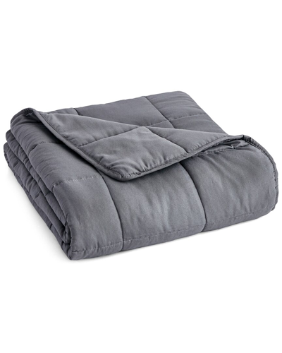 Prima Comfort Microfiber Weighted Blanket 12lb In Charcoal