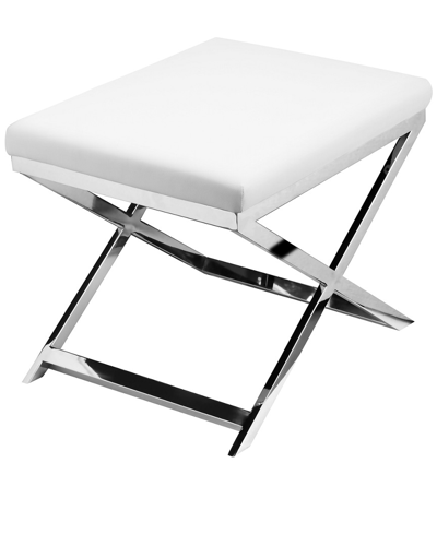 Pangea Home Lexi Stool In White