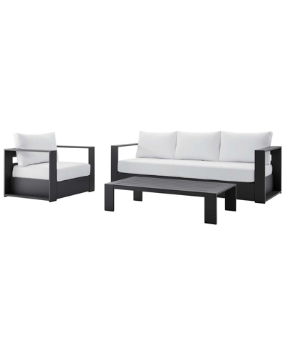 Modway Tahoe Outdoor Patio 3-piece Set In Gray