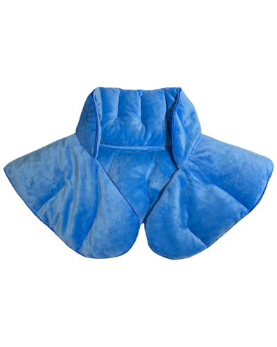 Pur Serenity 3.5 Lbs Weighted Neck Wrap Cooling Microwave Heating Pad, Standard In Blue