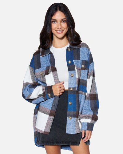 Hyfve Women's Essential Plaid Jacket In Blue