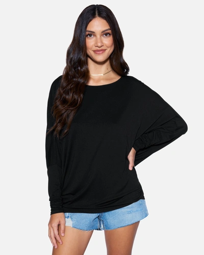 Hyfve Women's Essential Off Shoulder Top T-shirt In Black