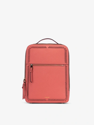Calpak Kaya 15 Inch Laptop Backpack In Cranberry