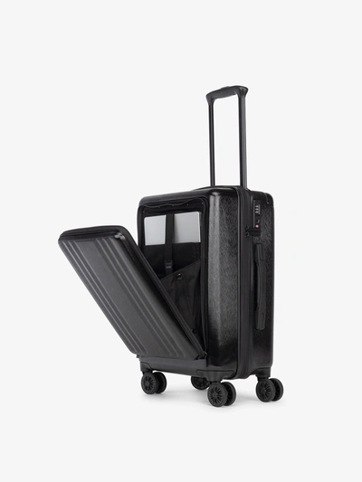 Calpak Ambeur Front Pocket Carry-on Luggage In Black | 20"