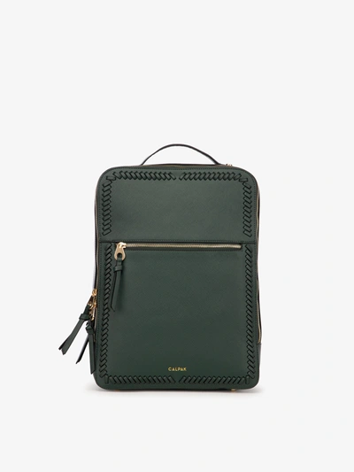 Calpak Kaya 15 Inch Laptop Backpack In Emerald