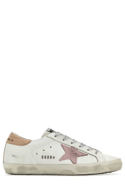 Golden Goose Deluxe Brand Star Patch Lace In White