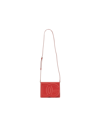 Dolce & Gabbana Dg Logo Flap Leather Shoulder Bag In Rouge