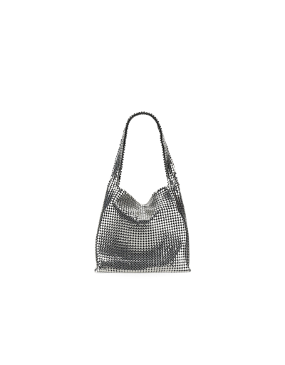 Rabanne Bag Pixel Hobo In Silver