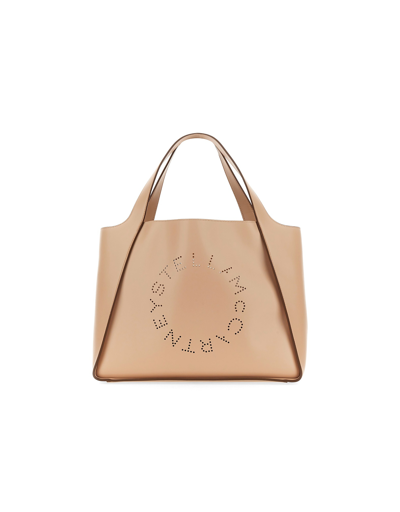 Stella Mccartney Tote Bag With Logo In Rose