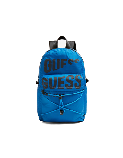 Guess Designer Men's Bags Men's Blue Backpack In Bleu