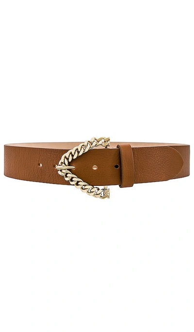 B-low The Belt Amias 腰带 – Cuoio & Gold In Tan