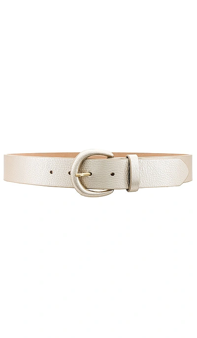 B-low The Belt Yara Metallic Belt – 白金色 In Metallic Silver