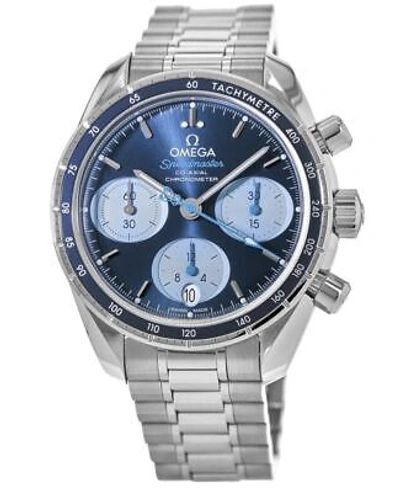 Pre-owned Omega Speedmaster Blue Dial Orbis Unisex Watch 324.30.38.50.03.002