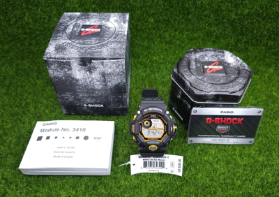 Pre-owned Casio G-shock Rangeman Atomic Solar Yellow/black Wrist Strap Watch - Gw9400y-1