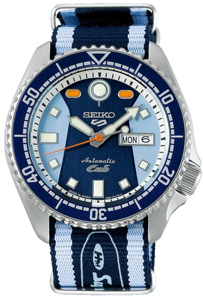 Pre-owned Seiko 5 Sports 55th Anniversary Super Cub Limited Edition Watch Srpk37
