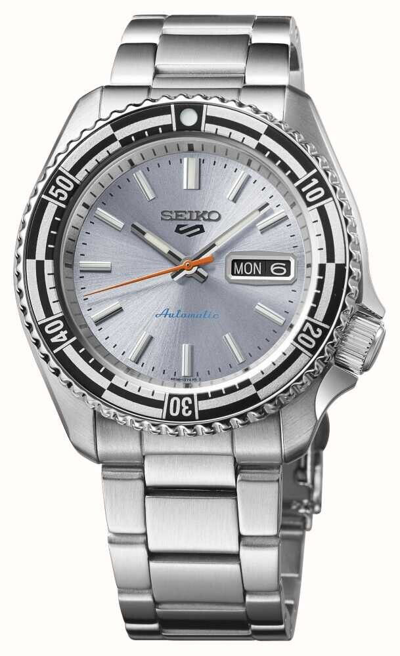 Pre-owned Seiko 5 Sports Skx Sports Style Special Edition Silver Automatic Watch Srpk09