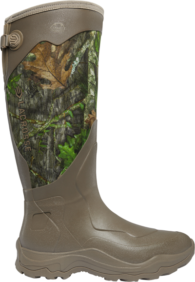 Pre-owned Lacrosse Mens Alpha Agility Snake 17in Mossy Oak Obsession Rubber Hunting Boots