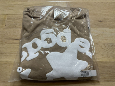 Pre-owned Spider Worldwide × Young Thug Sp5der Sand Hoodie 100% Authentic Sz S-xl In Beige
