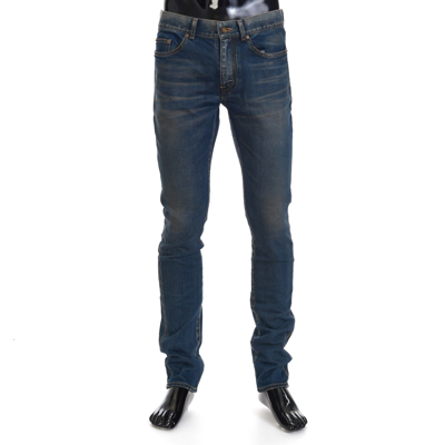 Pre-owned Saint Laurent 850$ Skinny Jeans - Winter Blue Denim, Low Rise, Five Pocket