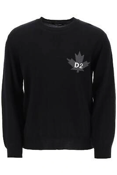 Pre-owned Dsquared2 Sweater  Men Size S S74ha1371s18332 961bk Black