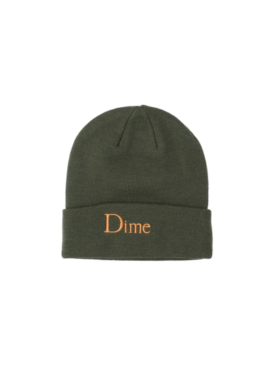 Dime Logo Beanie In Green