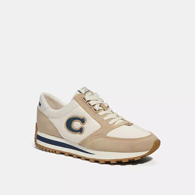 Coach Runner Sneaker In Chalk