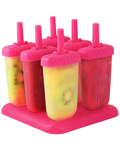 Fresh Fab Finds Coolworld 6pc Reusable Ice Pop Maker In Pink